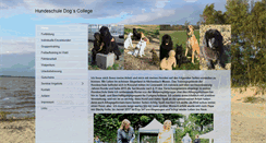 Desktop Screenshot of dogscollege.de